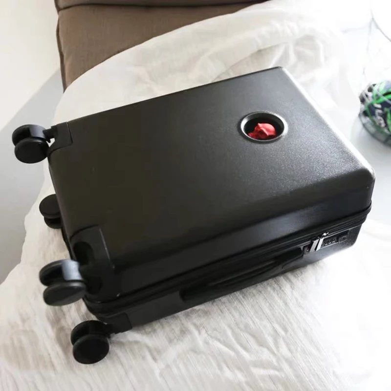 Череп 3D лазерный дорожный Багаж темно-черный Чистый ПК устойчивый к царапинам матовый материал пансион черный ящик фирменный стильный чемодан