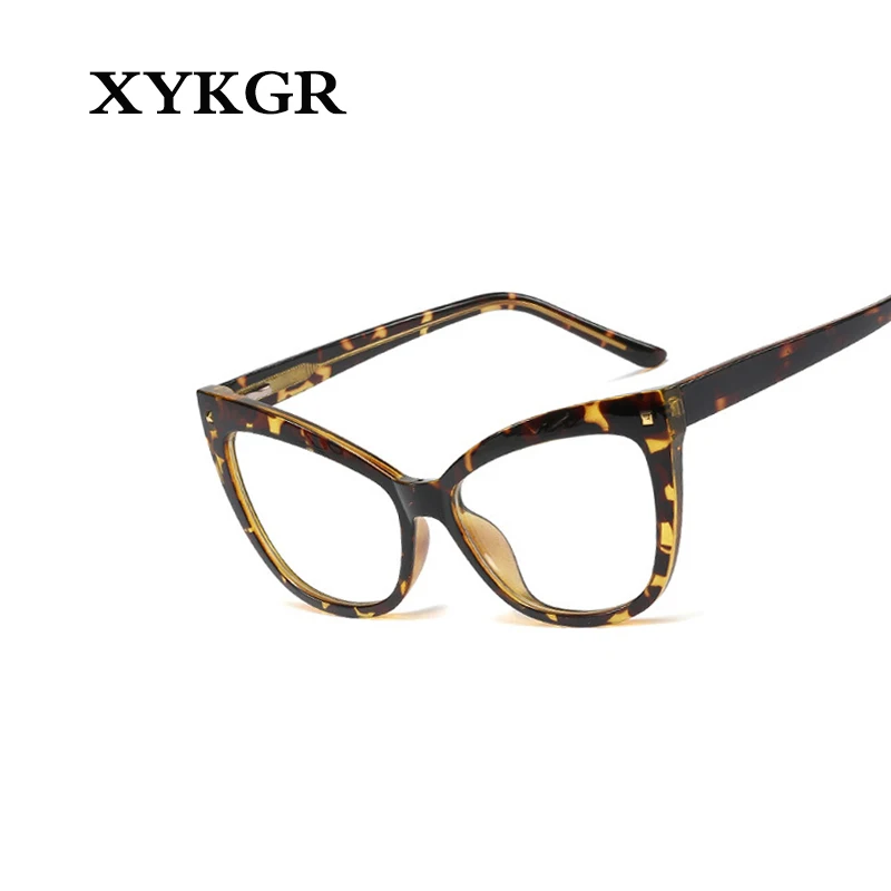 XYKGR2020 новые TR90 черные очки женские трендовые оправа для очков в стиле кошачьи глаза мужские высококачественные радиационные очки