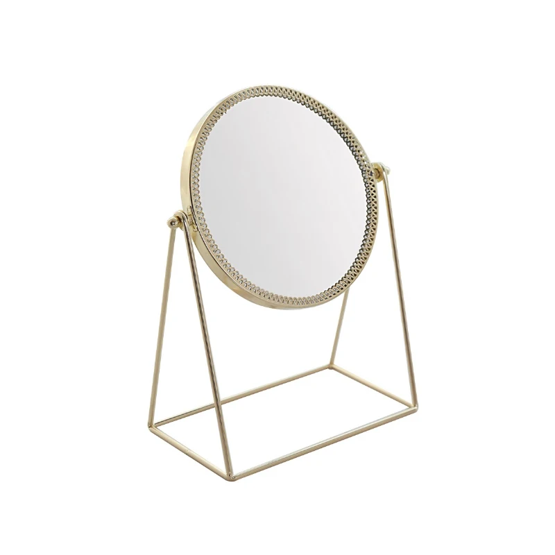 Настольное зеркало для макияжа из кованого железа в стиле ретро|Зеркала макияжа|