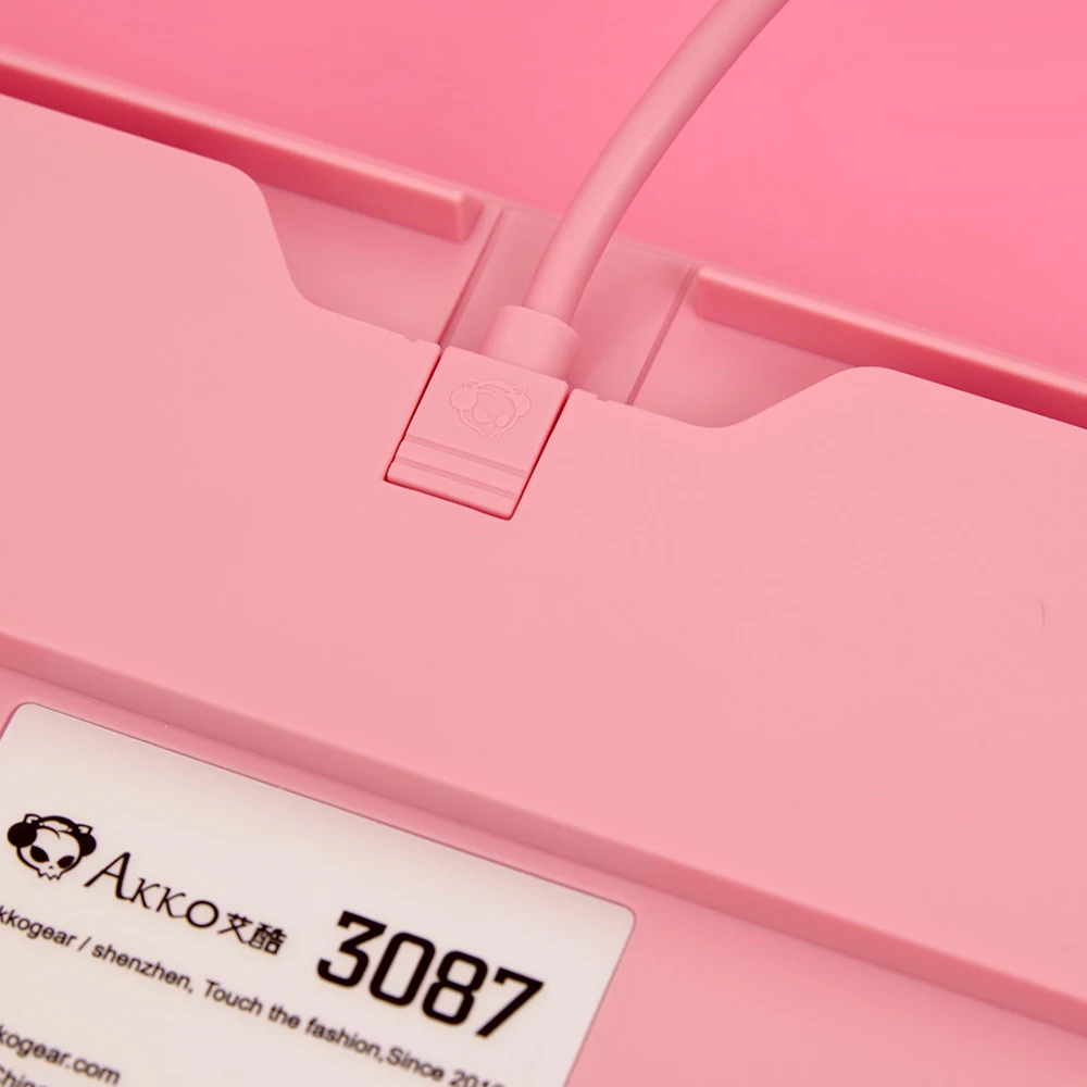 Игровая механическая клавиатура AKKO 3087 87 клавиш PBT type C USB Проводная для ПК