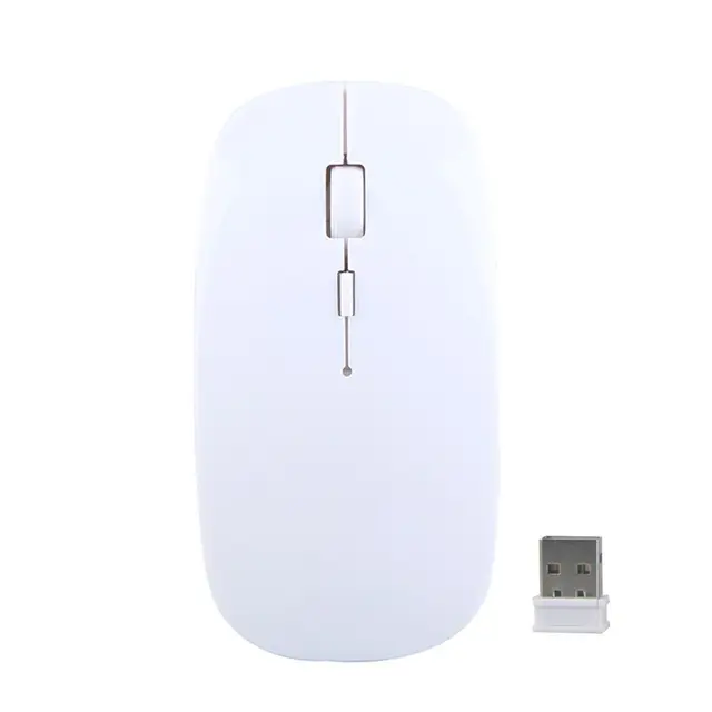 1600 DPI USB Optical Wireless Computer Mouse 2.4G Receiver Super Slim Mouse For PC Laptop 6