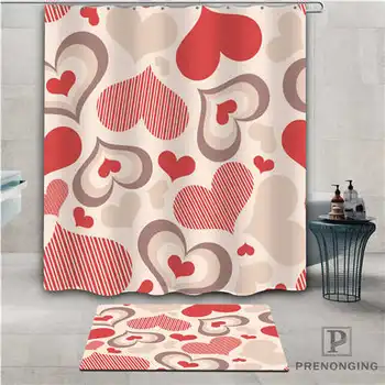 

Custom Decorative pattern (2) Waterproof Shower Curtain Doormat Home Bath Bathroom Polyester Fabric Multi Sizes#2019-01-12-242