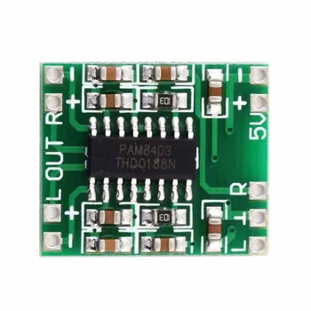 

Digital power amplifier board module 2 * 3W Class D PAM8403 High efficiency 2.5 - 5V USB power supply USB power supply