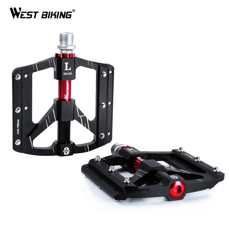 Велосипедные педали WEST BIKING из алюминиевого сплава сверхлегкие для горного и