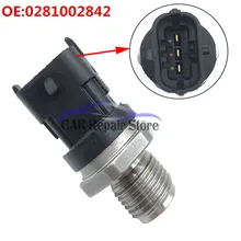 Novo regulador de sensor de pressão de injeção de combustível diesel para mercedes-benz para 2003-2009 dodge sprinter 2500 0281002842 a0061533328
