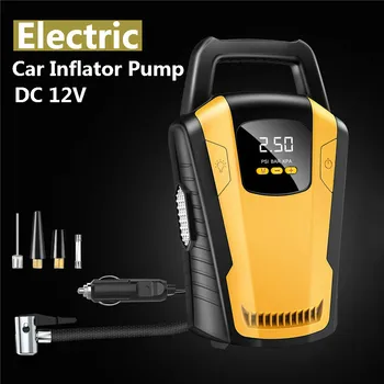 

DC 12V Inflator Pump Electric Car Air Compressor Pump Tyre Digital Display Auto Air Pump For Car Motorcycle Light Tire Pump