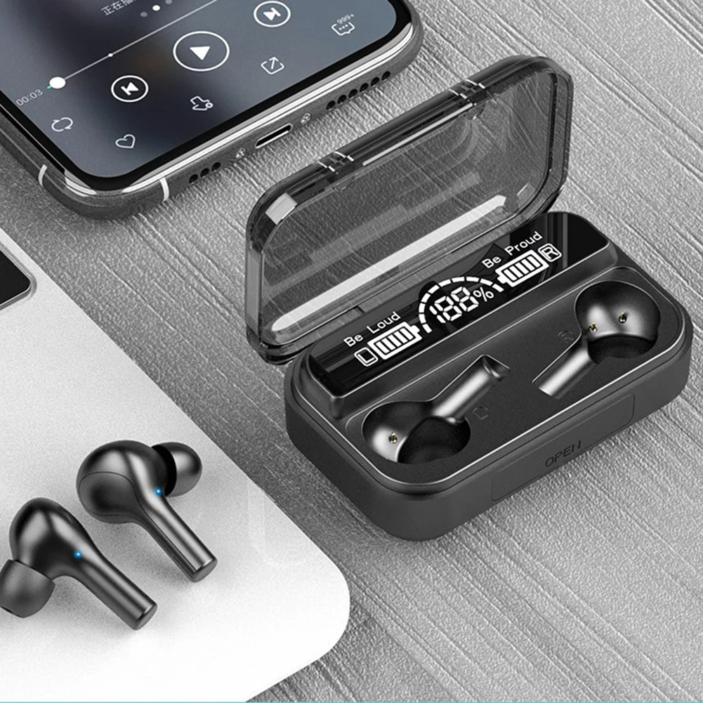 M278 TWS Bluetooth 5 0 Wireless in Ear Headset with Microphone LED Power Display Mobile phone accessories 2020