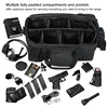 SoarOwl Tactical Gun Target Bag Pistol Shooting Duffel Bag Large Capacity 600D Fabric Waterproof and Wearable Hunting Range Bag 3