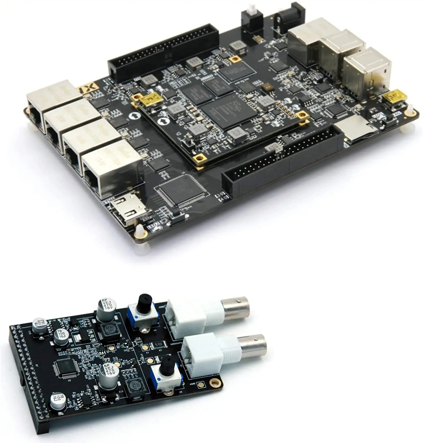 ALINX AX7021 Brand Xilinx Zynq 7000 ARM/Artix 7 FPGA SoC XC7Z020 макетная доска 32G EMMC 5 портов Ethernet