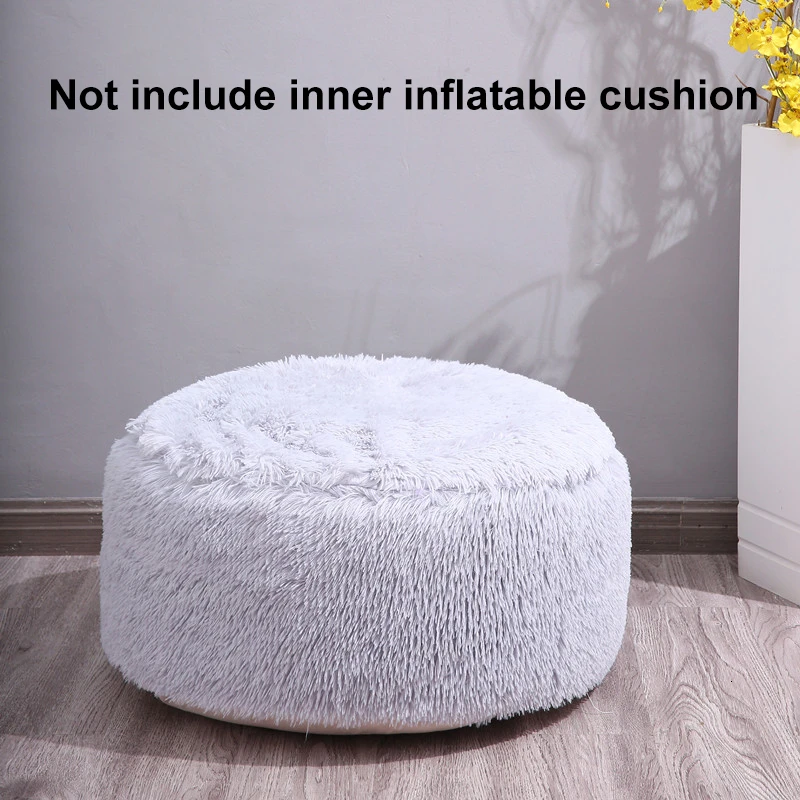 chair cover 2 Милый пушистый зимний чехол для стула для гостиной, спальни, коралловый флис, Надувные круглые чехлы на стулья, чехол для ног 55x25 см - Цвет: chair cover 2