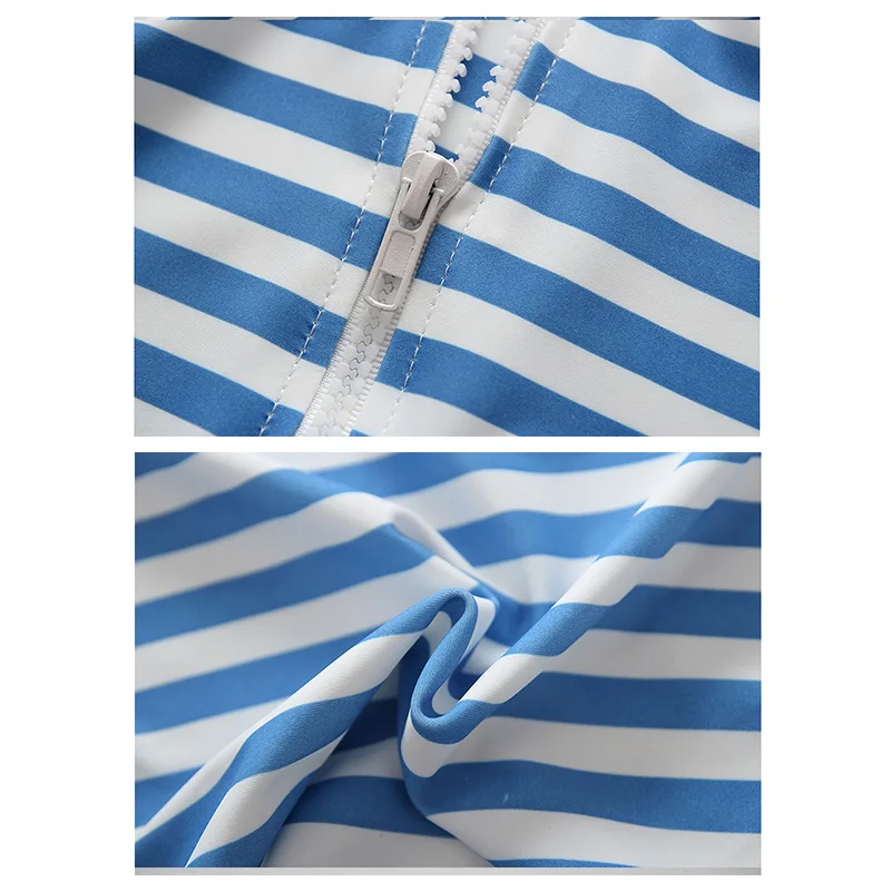 Kids Baby 3Pcs Boys Summer Swimsuit Tops Pants Caps Set Cartoon Boat Printing Swimwear Bathing Trunks Costume Clothing Split