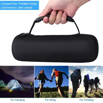 

Portable Hard Travel Carrying Bag Gray Zipper Storage Case Cover For J BL Flip 3 4 Bluetooth Speaker Outdoor