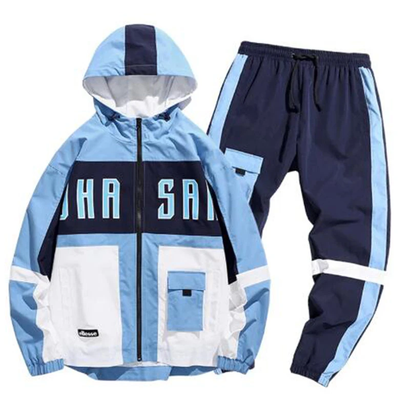 April MOMO chándal para Hombre, chaquetas y pantalones, ropa deportiva ajustada de talla grande, primavera y otoño, 2022|Conjuntos para hombres| - AliExpress