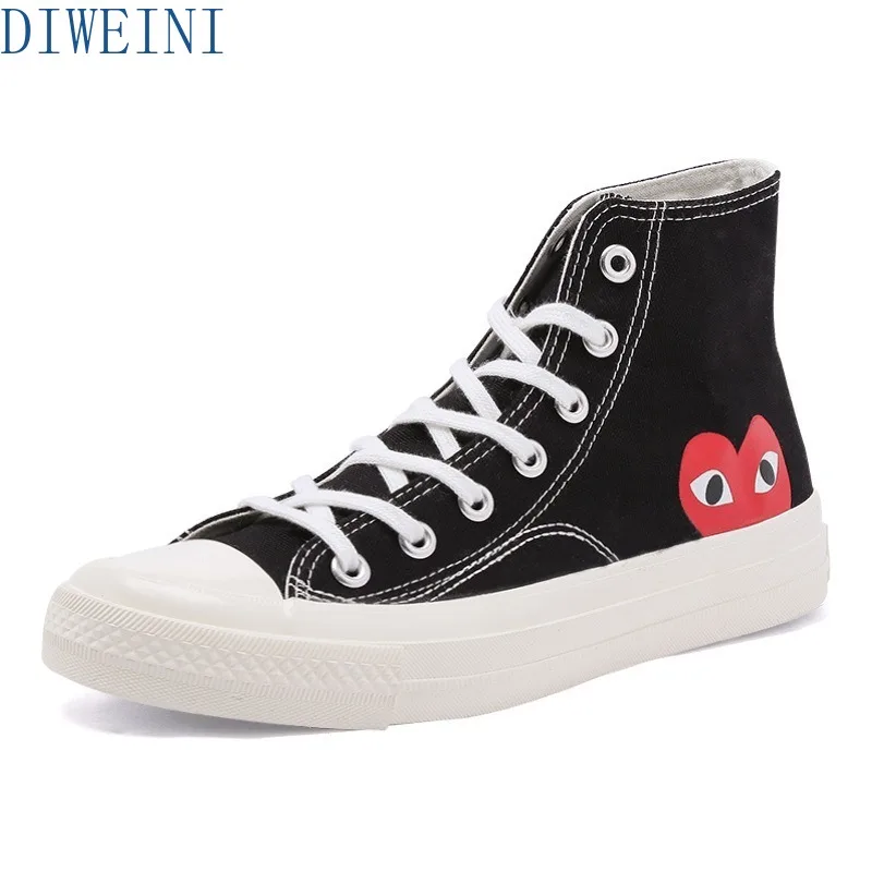 Diweini 2020 primavera juego negro CDG 1970s bien estrella alta/Baja Unisex  zapatos de skate zapatos sapato femenino zapatos de mujer| | - AliExpress