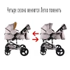 Luxmom  Baby stroller Cart Collapsible Easy to operate 2in1 Free Mummy Bag 6 подарков Бесплатная доставка по России ► Photo 3/6