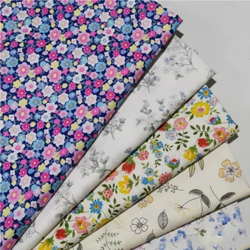 

Cotton Twill Fabric Printed Small Flower fabrics for DIY Sewing patchwork bedding quilting Pajamas Bag Fabric