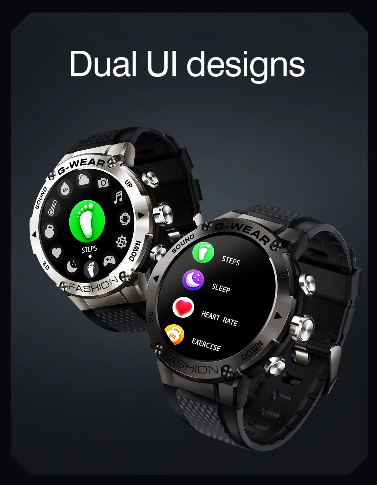 Sports Smart Watch Men BT Phone Call Customize Watch Faces Music Fitness Tracker Super Long Standby Smartwatch Android IOS K28H