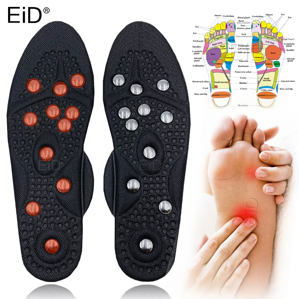 

EiD Foot Massage Magnetic Massage Insole Feet Massage Physiotherapy Therapy Acupressure Magnetic Massage Insole Slimming Insoles
