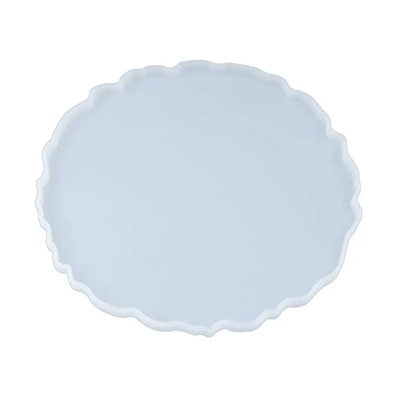 

Crystal Epoxy Resin Mold Round Tray Casting Silicone Mould Handmade DIY Crafts R9JE