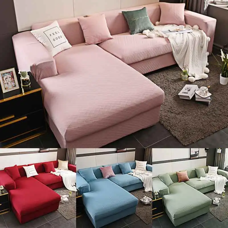 Сплошной цвет роскошный диван Чехол Slipcover стрейч slipresistant плотно все включено обертывание эластичность один/два/три/четыре-местный