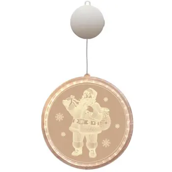 

Christmas Decoration Lights 3D Hanging Lamp Room Decoration Santa Claus Modeling Light Holiday Decoration Lights