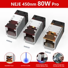 Module laser à focale fixe 450nm 80w, outil de découpe laser, avec technologie à points compressés, Version professionnelle 