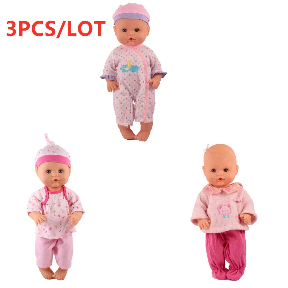 3 шт./лот 35 см Nenuco Кукла Одежда и аксессуары Nenuco Ropa y su Hermanita досуг комбинезоны/платье/костюмы для куклы 13 дюймов - Цвет: outfits 3