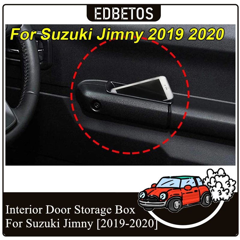 Дверная ручка коробка для хранения Jimny 2019 2020 Suzuki внутренняя дверная баррель
