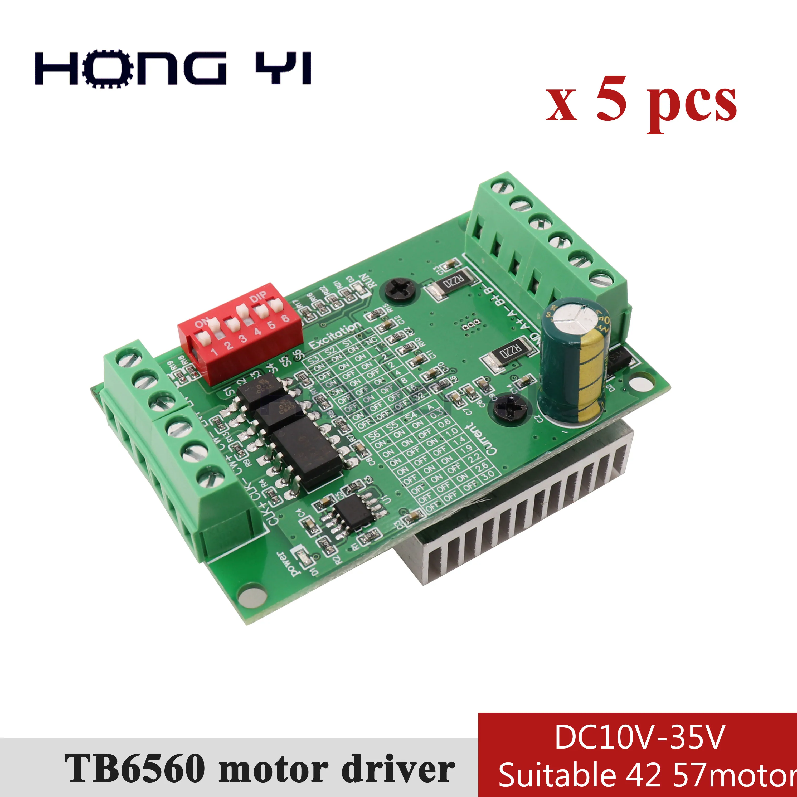5 шт. TB6560 3A привод шагового двигателя с чпу шаговый двигатель плата одноосный