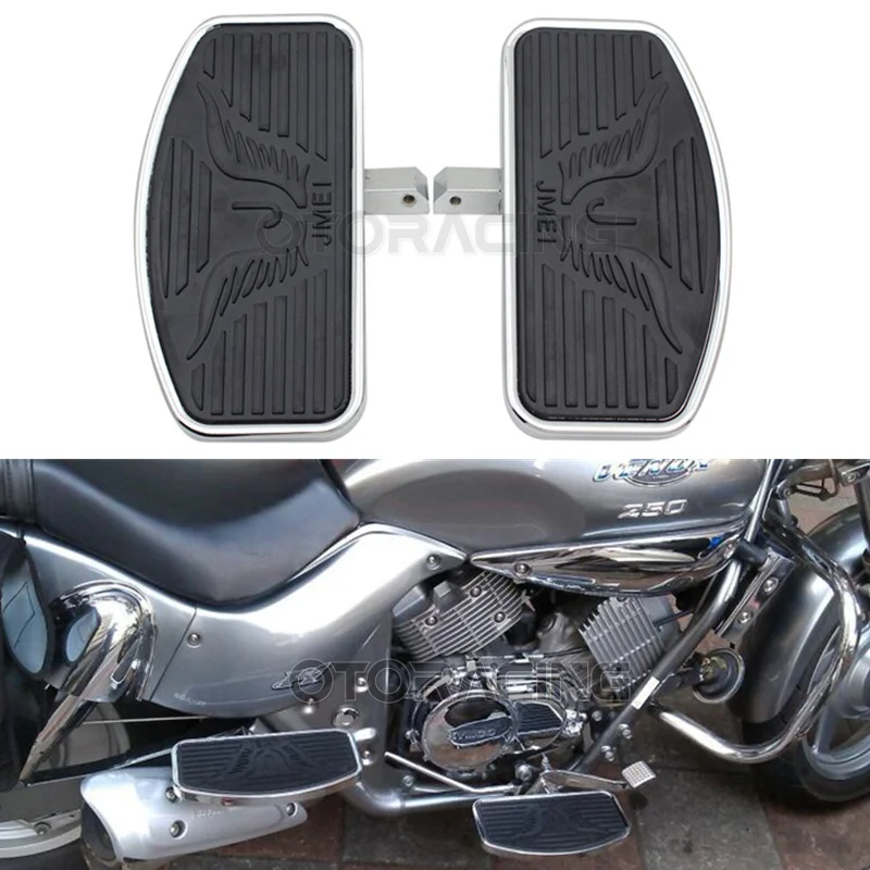 Motorcycle Rear Foot Pegs Footrests Floorboards Footboards For Yamaha V