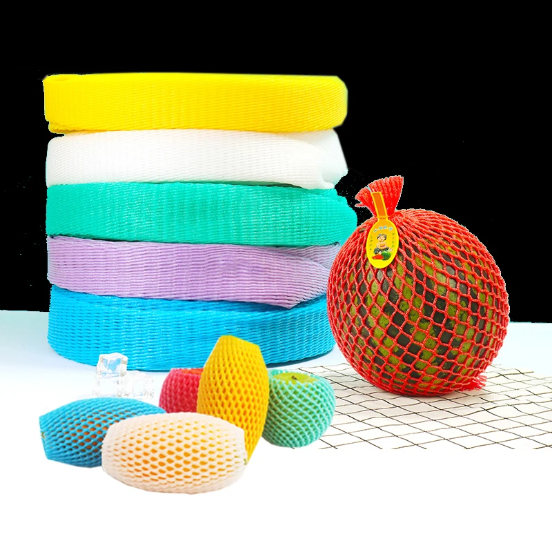 

Foam Net sleeve Set Pocket Long Roll Shockproof Protection Packing Fruit Vegetable Kiwi Cauliflower Orange Cantaloupe Egg Mango