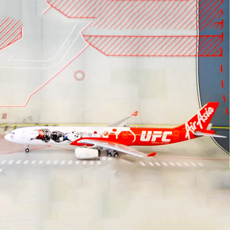 1:400 масштаб AirAsia A330-300 файтинга Чемпионат сплав литья под давлением самолет модель самолета игрушечный самолет Коллекционная работа как подарки