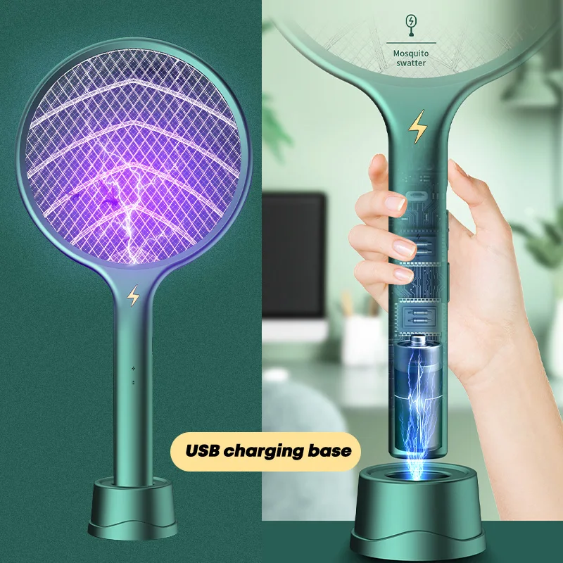 2 в 1 Светодиодная ловушка для комаров USB перезаряжаемая насекомых летняя мух |