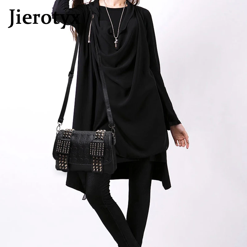 Women Messenger Bag JIETOTYX Women Leather Messenger Bags Single Skull Rivet Shoulder Bags Vintage Sexy Lady Drop
