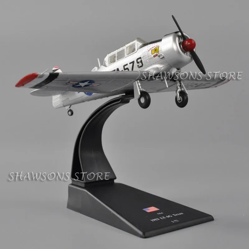 1:72 Масштаб литая модель военного самолета США LT-6G истребитель Texan миниатюрная