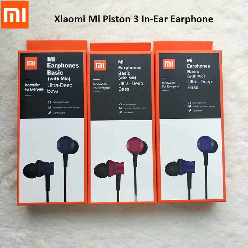 Наушники вкладыши Xiaomi Mi гарнитура Piston с микрофоном 3 5 мм для Redmi note 7 8 pro 8A 7A 8T 6 2 a1 A2