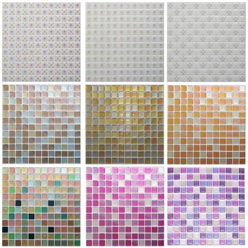 

Mosaic Wall Tile Peel and Stick Self adhesive Backsplash DIY Kitchen Bathroom Home Wall Sticker Vinyl 3D