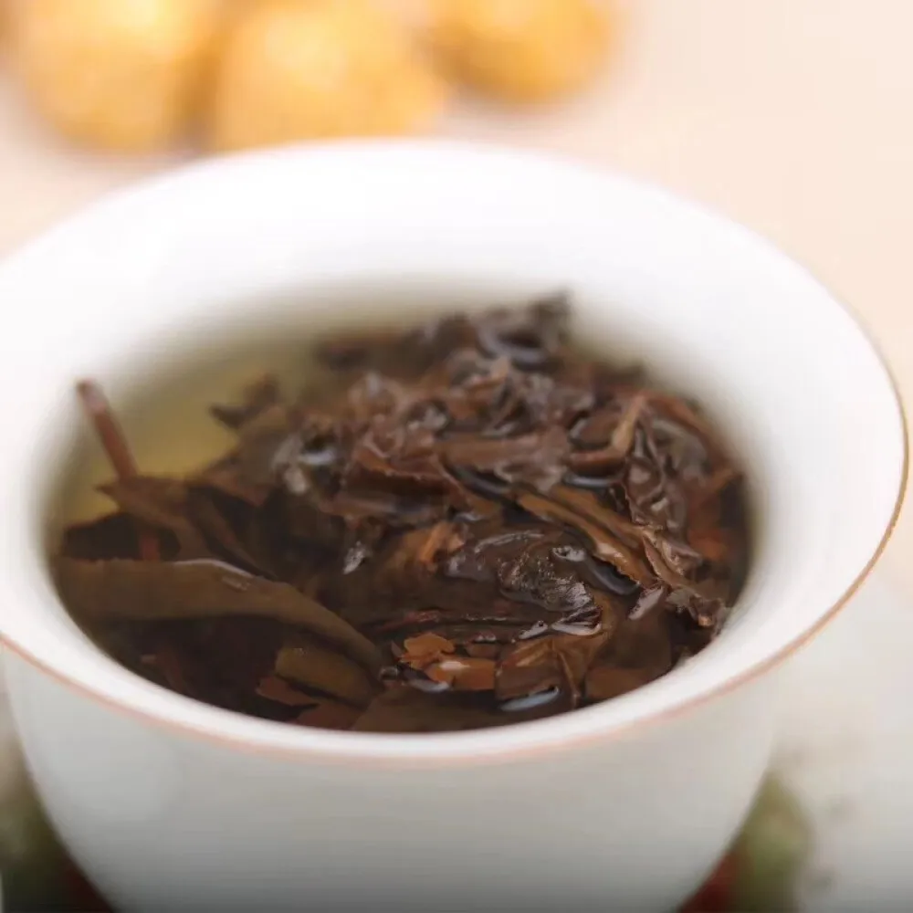 Белый чай Fuding в пакетиках с шариками Xiaotuo Shoumei Gongmei Longzhu Ball Старый белый шоколадный