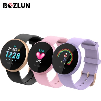 

Bozlun Women Smart Sports Digital Watch Female Period Reminder Heart Rate Calorie Clock Beauty Wristwatch Relogio Inteligente