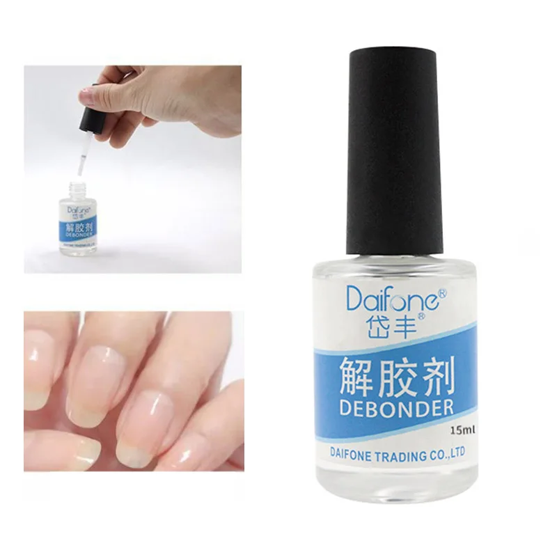 

15ml NAIL Debonder Glue Multi-function Solution Liquid Nail Glue Solution Removal False Nail Liquid Nail Debonder Nail Art TSLM1