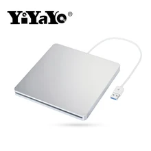 YiYaYo USB 3.0 Bluray Burner Write BD RW Disc CD/DVD-RW BD ROM Player External Optical Drive for Laptop Macbook iMac OS Windows