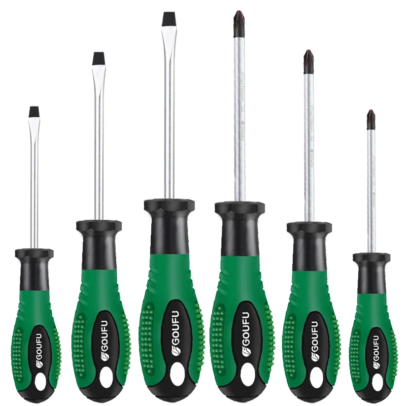 

Goufu Screwdrivers S2 Screwdriver 1pc 6mm 8mm Household Handtools Phillips Slotted