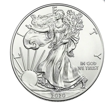 

2020 Statue of Liberty Commemorative Coin Eagle America silver bullion 1 oz Presale new coin in a capsule 1 $ uncirc