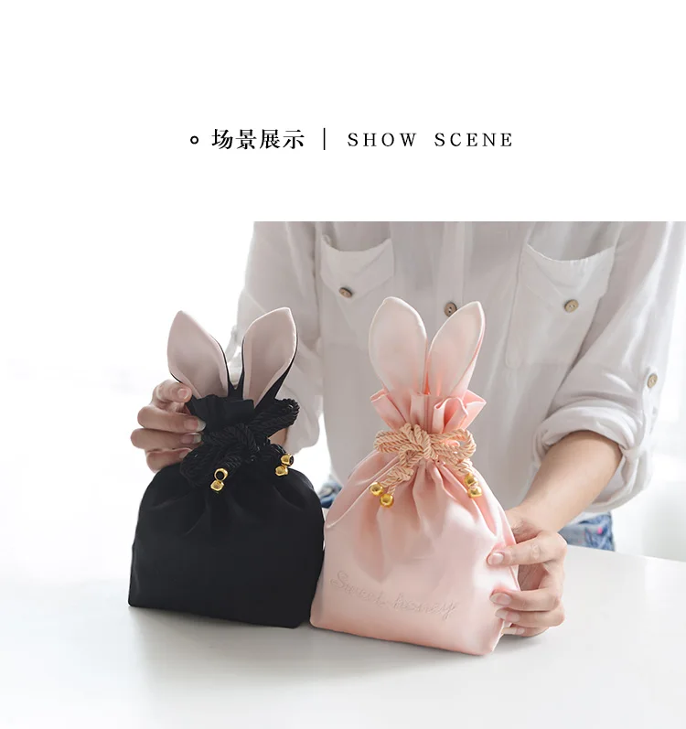 Кролик милая сумочка-косметичка набор путешествия Kawaii водонепроницаемый Женский органайзер для макияжа Корейская косметичка Рождество