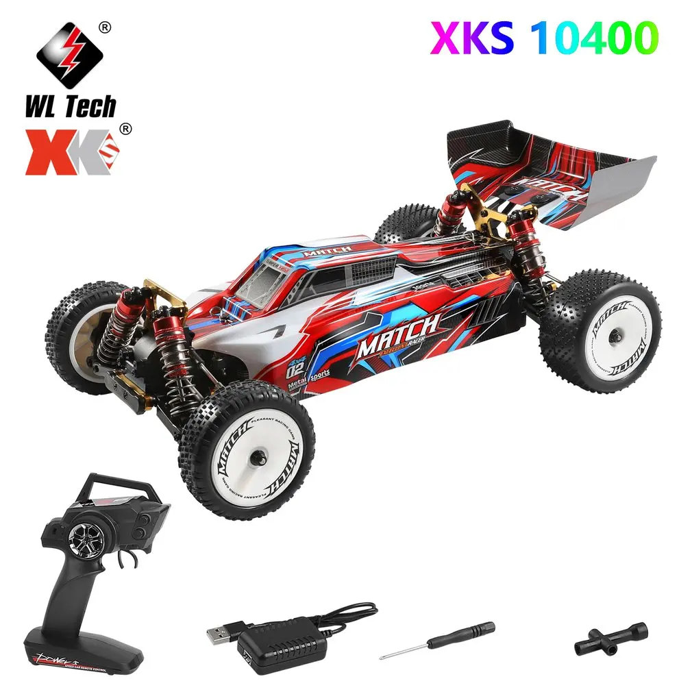WLtoys New 104001 Rc Car 45km/H 1:10 Scale 4WD Drive Off-Road 2.4G Radio Control Remote Kids Electric RC Cars Toys Vehicle | Игрушки и