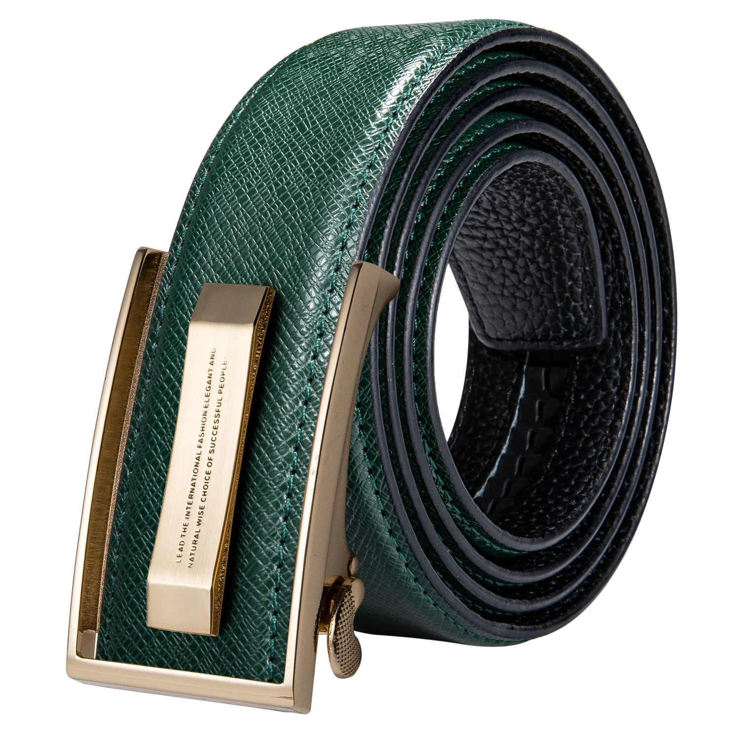 Cinturón marrón Hi Tie de 2036 para hombres para Jeans nuevo verde azul cuero Jeans cinturones moda Cowboy correa de cuero genuino| Cinturones de hombre| - AliExpress