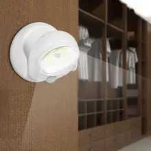 COB беспроводной ночной Светильник индукционный датчик движения для человеческого тела переключатель 110 люмен мягкий белый светильник для лестницы дверной проем коридор крыльцо