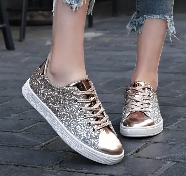 Women's Glitter Sneakers, Womens Glitter Sneakers