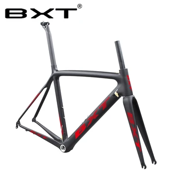 

T800 carbon road bike bicycle frame V brake road bicycle frameset BSA racing cycling frame light weight 980G shipping available
