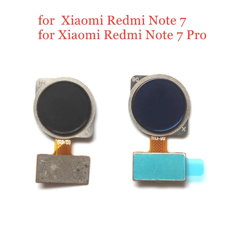Для Xiaomi Redmi Note 7/Note 7 Pro сканер отпечатков пальцев Главная кнопка гибкий кабель сенсорный ID сенсор возврат шлейф Ремонт Запчасти